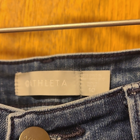Athleta Blue Skinny Jeans Classic Fit - Picture 3 of 5